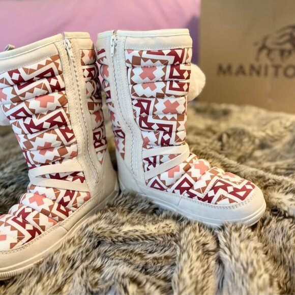 Manitobah: Woodland Waterproof Tall Boot Limited Edition (Birch, US 8) - NWT - Picture 8 of 10